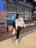 LPOXins風(fēng)學(xué)院風(fēng)小清新連帽衛(wèi)衣女春秋款韓版帥氣百搭情侶裝潮流外套 白色[加絨-優(yōu)質(zhì)面料帥氣百搭高 S 60-85斤 曬單實(shí)拍圖