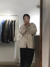 樂雅秀連帽毛衣開衫外套女春夏季加厚韓系穿搭寬松慵懶風(fēng)針織衫軟糯上衣 杏色 S 建議75-95斤 曬單實(shí)拍圖