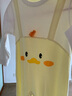 優(yōu)奇嬰兒衣服純棉春秋新生兒連體衣長(cháng)袖寶寶睡衣早春外穿潮服爬爬服 【無(wú)骨縫制，貼身柔軟】小鴨子 90cm 曬單實(shí)拍圖