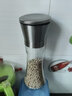 源恒協(xié) 不銹鋼胡椒研磨器玻璃研磨瓶花椒粉現磨胡椒粉粗海鹽廚房家用手動(dòng) 304不銹鋼矮款1只 曬單實(shí)拍圖