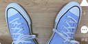 匡威（Converse）官方 1970S男女運動(dòng)高幫帆布鞋云朵藍灰藍色A06519C A06519C 45 曬單實(shí)拍圖