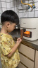 美的（Midea）空氣炸鍋 全自動(dòng)免翻面家用大容量炸籃可視窗口蒸汽嫩烤不用翻面空氣炸烤一體機(jī)炸鍋?zhàn)灾菩∶族伆?智能電子面板+可視窗 5L KZC5089 曬單實(shí)拍圖