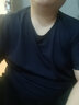 皮爾卡丹（pierre cardin）加肥加大碼短袖T恤男特大號寬松純棉半袖汗衫肥佬胖子圓領(lǐng)體恤衫 藍(lán)色 8XL 曬單實(shí)拍圖