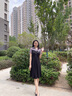 薇洛萱襯衫連衣裙女裝2025夏裝新款拼接時尚氣質(zhì)顯瘦減齡夏天裙子2909 灰色 L 建議103-115斤 曬單實(shí)拍圖