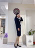 J-ME小西裝女職業(yè)裝女裝春秋季韓版休閑西服修身商務(wù)正裝酒店美容院工作服秋冬款 單條半裙 S 曬單實(shí)拍圖