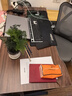 億家木桌子電腦桌臺(tái)式電競桌椅套裝一體簡易書桌學(xué)習(xí)桌家用辦公寫字桌 【人體U型設(shè)計(jì)】胡桃色120*60CM 曬單實(shí)拍圖