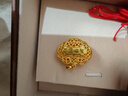周生生足金蝙蝠如意金鎖黃金吊墜寶寶周歲滿月不含鏈90173P計(jì)價(jià) 6.48克(含工費(fèi)200元) 曬單實(shí)拍圖