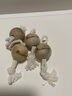 帕羅（PALUOPO）士加厚純羊絨衫拉鏈開衫翻領落肩袖絞花保暖秋冬新款針織毛 花灰 S 155/95 曬單實拍圖