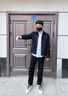 JEEP高端潮牌時(shí)尚男士牛仔褲男2025春夏舒適簡(jiǎn)約小直筒褲休閑長(zhǎng)褲子男 曬單實(shí)拍圖