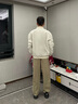卡賓（CABBEEN）【織帶拼接】男裝LOGO提花運(yùn)動(dòng)褲2024秋冬新款寬松休閑衛(wèi)褲潮 駝色25 XL 180/52 曬單實(shí)拍圖