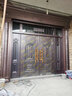 金功成鋅合金別墅大門進戶門雙開鄉(xiāng)村防盜門家用農(nóng)村自建入戶仿真銅門 仿古棕紅 曬單實拍圖