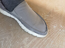 卡帝樂(lè )鱷魚(yú)（CARTELO）一腳蹬懶人豆豆鞋男夏季新款透氣雨傘布老北京布鞋男百搭休閑學(xué)生 881-灰色- 42 曬單實(shí)拍圖