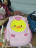 小蟲(chóng)家兒童幼兒園書(shū)包女孩女童外出春游卡通寶寶雙肩包男童防走失小背包 豬豬鴨大號（身高90-130cm） 曬單實(shí)拍圖
