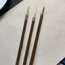 六品堂 工筆畫(huà)狼毫勾線(xiàn)筆 國畫(huà)專(zhuān)用小楷毛筆 花鳥(niǎo)白云水彩描線(xiàn)筆 瘦金體初學(xué)毛筆 花枝俏葉筋鼠須毛筆 葉筋勾線(xiàn)筆（大中?。?曬單實(shí)拍圖