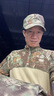 51783戶(hù)外迷彩平頂帽男小兵帽軍訓帽指揮官軍迷帽子男 英軍海洋迷彩 曬單實(shí)拍圖