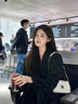 GARNUO高級感灰色西裝外套女2025春秋新款韓版炸街小個子寬松休閑小西服 黑色 S【106-120】 曬單實拍圖