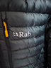 Rab 男士700蓬運(yùn)動(dòng)羽絨Microlight防潑水防撕輕量羽絨服403g QDB-16 灰黑色 S 曬單實(shí)拍圖