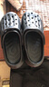 回力包頭涼鞋洞洞鞋雨天洗澡沙灘男涼鞋厚底踩屎感運動(dòng)夏天外穿涼拖鞋 黑紅 44 標準碼 曬單實(shí)拍圖