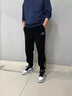 洛夫倫（LOFVRANG）春季新款休閑長褲男寬松百搭大碼運動褲子男款燈芯絨加肥加大衛(wèi)褲 黑色 8XL （適合255到275斤） 曬單實拍圖