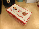 束語(yǔ)圣誕節包裝盒禮盒曲奇餅干盒子糖果空盒禮物袋烘焙糖霜太妃糖紙小 sweet紅白格紋盒子5個(gè) 曬單實(shí)拍圖