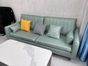 锦巢沙发小户型布艺沙发北欧客厅懒人免拆洗科技布组合沙发XH-960 豆沙绿（科技布） 三人位【210CM】 实拍图
