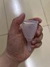 愛沃aiwo貝貝月經(jīng)杯醫(yī)用硅膠可排液月事杯防側(cè)漏大姨媽神器衛(wèi)生巾棉條 三代伸縮【白色】+消毒器+禮包 M碼 曬單實拍圖