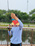哈斯達(dá)（HISTAR）偏光戶外鏡釣魚眼鏡偏光鏡防紫外線看漂鋁鎂合金戶外路亞騎行眼鏡 半框銀架冰藍(lán)膜片【高端眼鏡盒】 曬單實拍圖