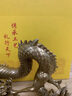 RWTW全銅五爪金龍銅龍擺件吉祥物中國龍客廳辦公室工藝品裝飾品禮 黃色大號 曬單實(shí)拍圖