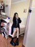 ABDT英倫風(fēng)厚底小皮鞋女2024新款春季百搭女士jk單鞋松糕樂福鞋ins潮 亮光黑色 35 曬單實(shí)拍圖