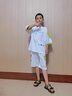 G.DUCKKIDS男童夏裝套裝2025新款兒童短袖夏季帥氣網(wǎng)紅炸街夏款兩件套衣服 灰色 HAG套裝 160 建議身高151厘米左右 曬單實(shí)拍圖