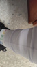 貞喜氣 孕婦春秋睡衣女月子服褲秋衣秋褲套裝【加絨帶哺乳口】保暖內(nèi)衣 淺紫套裝【可調(diào)腹圍】 2XL（140-175斤） 曬單實拍圖
