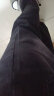 7家优品 牛仔裤男士春夏季新款美式高街休闲直筒弹力修身微喇长裤子男 HCFS-2002黑色常规 L 实拍图