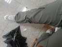 森馬褲女慵懶工裝褲個(gè)性酷美式高街春季甜酷抽繩闊腿褲街頭 灰色調00422 L 165/70A 曬單實(shí)拍圖