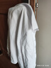 忻悅晴男童加絨白襯衫女童長(cháng)袖加厚秋冬裝演出服兒童校服襯衣幼兒園班服 加絨-白色=長(cháng)袖 130碼 曬單實(shí)拍圖
