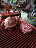 溪隱陶府 宜興紫砂茶寵 名家陳洪軍全手工金錢(qián)龜龍茶玩雕塑茶具龍龜茶盤(pán)擺件【金錢(qián)龜龍】 曬單實(shí)拍圖