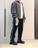 海瀾之家男鞋老爹鞋2025秋季新款鞋子男運動(dòng)鞋戶(hù)外跑步休閑鞋男士旅游鞋男 黑色 42 (260mm) 【標準運動(dòng)鞋碼】 曬單實(shí)拍圖