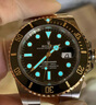 勞力士（ROLEX） 潛航者型系列間金水鬼瑞士手表男18K黃金黑水鬼夜光自動機械男表 m126613ln-0002間金黑水鬼 曬單實拍圖