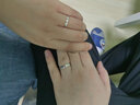 萊紳通靈【現(xiàn)貨】結(jié)婚對戒情侶鉆戒婚戒男女鉆石戒指愛的軌跡七夕情人節(jié) I-J/淡白 【真愛禮物】男戒K白備注圈號 曬單實拍圖