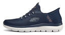 斯凱奇（Skechers）閃穿鞋男鞋夏季健步鞋軟底一腳蹬透氣休閑運(yùn)動(dòng)鞋232457 曬單實(shí)拍圖