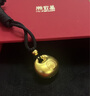 潮宏基 傳家寶古法黃金項(xiàng)鏈女足金小胖福吊墜金坨坨送女友禮物 計(jì)價(jià)U 10.75g 曬單實(shí)拍圖
