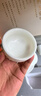 蘇氏陶瓷（SUSHI CERAMICS）高端冰種玉瓷功夫茶具套裝厚潤家用泡茶蓋碗德化白瓷茶杯禮盒裝 懸停蓋碗130ml套裝 曬單實拍圖