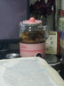 膳魔師（THERMOS） 養生壺小型家用辦公室全自動(dòng)高硼硅玻璃花茶壺多功能煮茶器EHA-1603E 粉色 0.55L 曬單實(shí)拍圖
