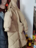 鸭鸭（YAYA）羽绒服女中长款冬季高端鸭绒加厚显瘦休闲过膝韩版保暖外套FZY YE3B618063N-卡其色 L 实拍图