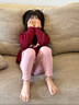 衣諾坊兒童保暖褲加絨校服神器 女童保暖褲：粉色 120碼 曬單實(shí)拍圖