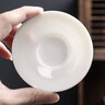 閔芯 功夫茶具配件茶漏器隔茶濾網(wǎng) 全瓷一體細孔茶葉過(guò)濾器泡茶器濾茶器羊脂玉陶瓷分茶器公道杯配件過(guò)濾網(wǎng) 通用茶漏（釉）單茶漏 817孔（推薦） 曬單實(shí)拍圖