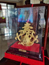 天藏 黃金壽桃擺件送爺爺奶奶長(cháng)輩607080大壽生日禮物壽辰賀禮祝壽賀壽禮品客廳玄關(guān)書(shū)房臥室擺設 小號15.5x11x19.5cm 曬單實(shí)拍圖