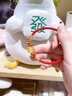 中銀億金黃金足金999五路財神轉(zhuǎn)運珠手串紅手繩情人禮物送女友送老婆 金重1.5g 曬單實拍圖