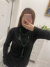芯奢秋冬長(zhǎng)款串珠項(xiàng)鏈女新中式國(guó)風(fēng)斜挎鏈復(fù)古氣質(zhì)一款多戴毛衣鏈配飾 綠色流蘇項(xiàng)鏈-130cm可斜挎 曬單實(shí)拍圖