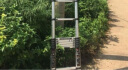 加多奇（JADDUO）单面铝合金伸缩梯家用便携家用便携竹节升降梯工程梯阁楼梯直梯 单面梯2.6米缩回74厘米步距30 实拍图