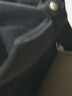 尚都比拉100%羊毛大衣女冬季雙排扣雙面呢腰帶燈籠袖毛呢外套 雅黑色 M  曬單實(shí)拍圖